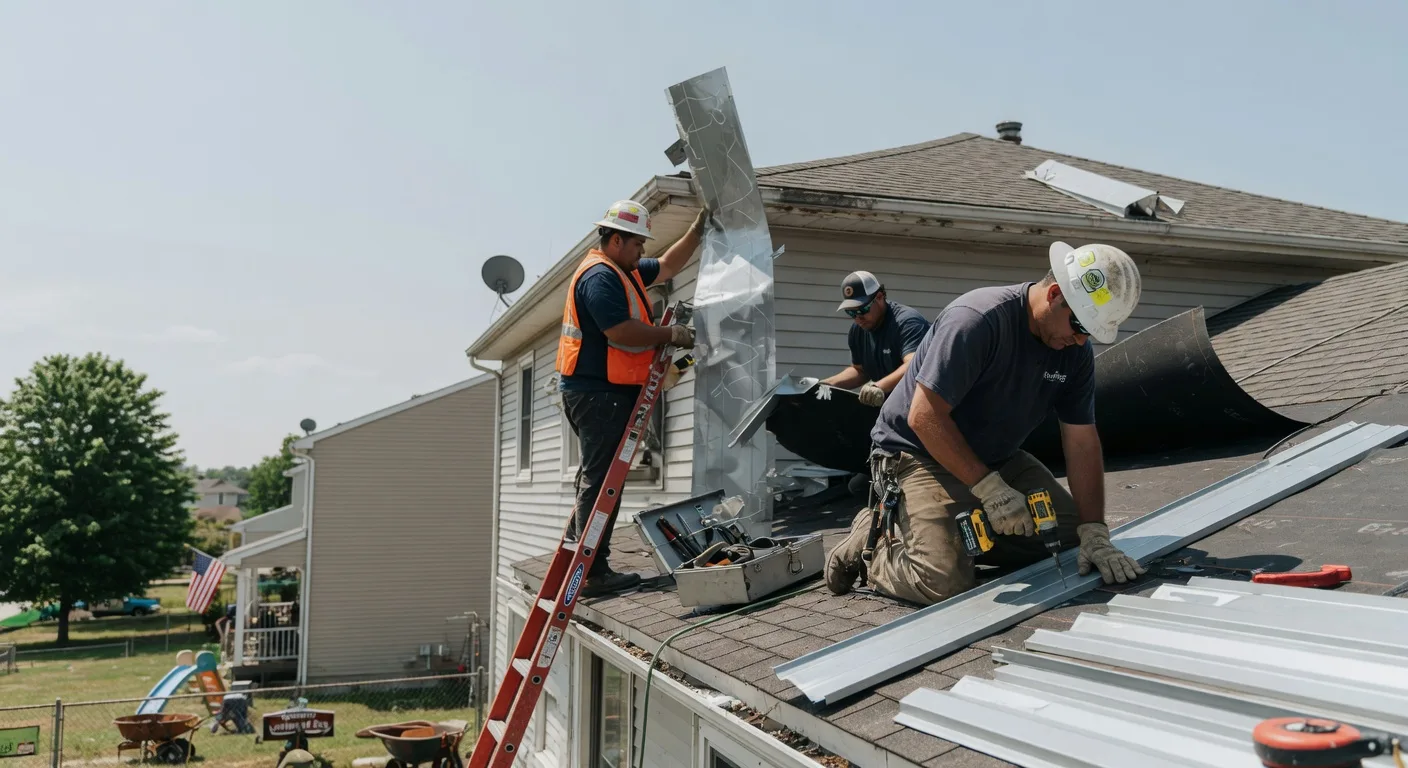 Storm Damage Metal Roof Repair in Meadow Grove, NE